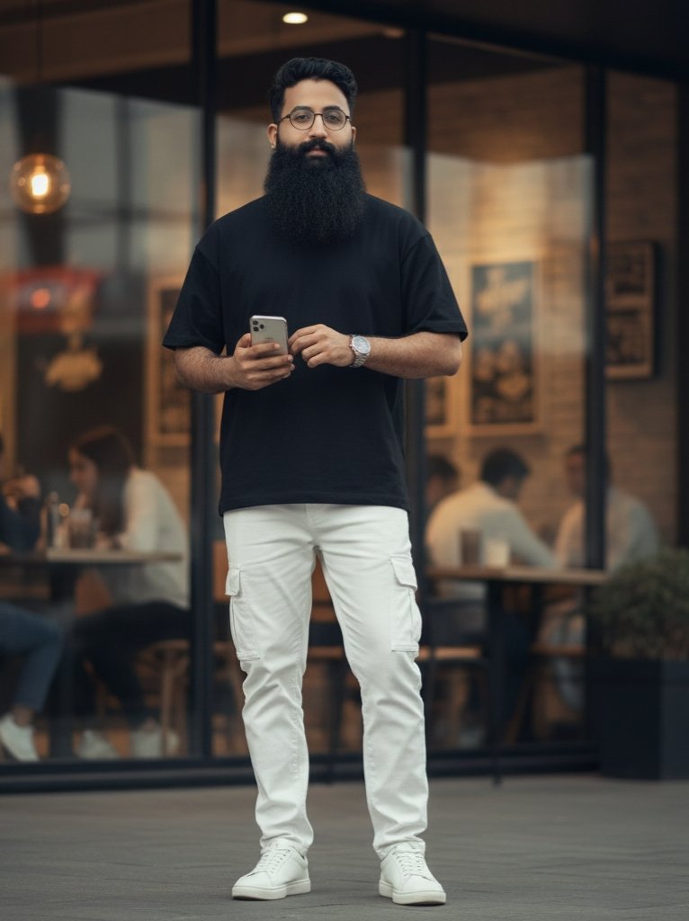 M Tahir Siddiqi standing outdoors